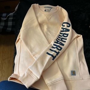 Carthartt Sweatshirt peach color